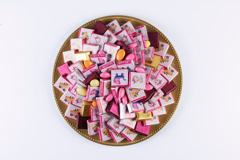 Baby Girl Chocolate Gift Tray