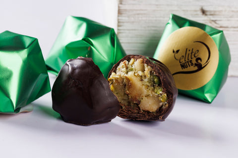 coconut walnut pistachio milk chocolate