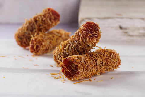 Kunafa Sticks with Pomegranate