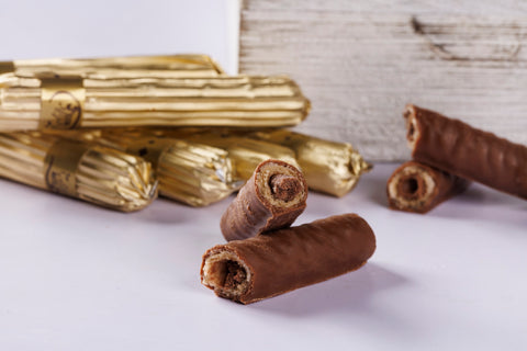 milk chocolate biscuits floats