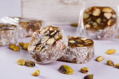 Round Pistachio Raha