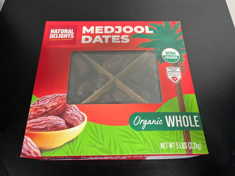 Medjool Dates Organic Whole - 5 lb