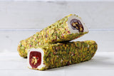 Nogah and Pomegranate Raha with Pistachio Rolls